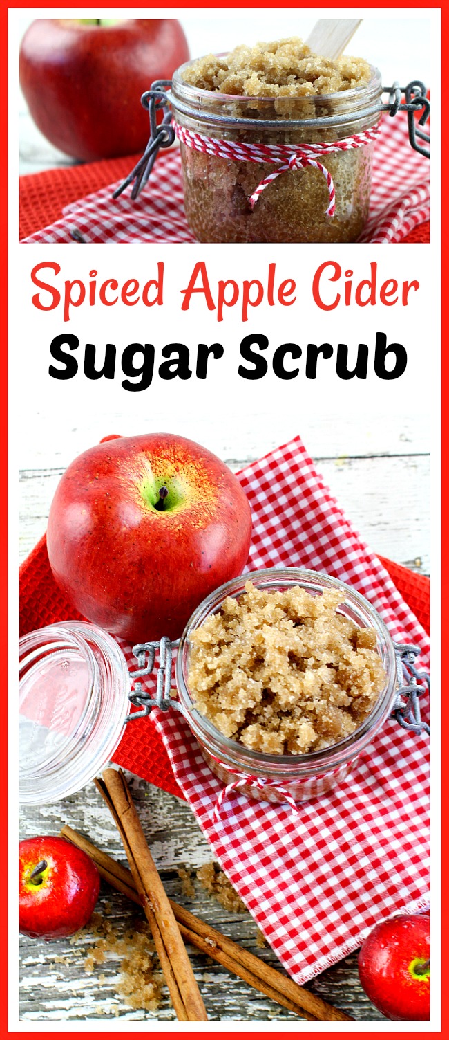 Spiced Apple Cider Sugar Scrub