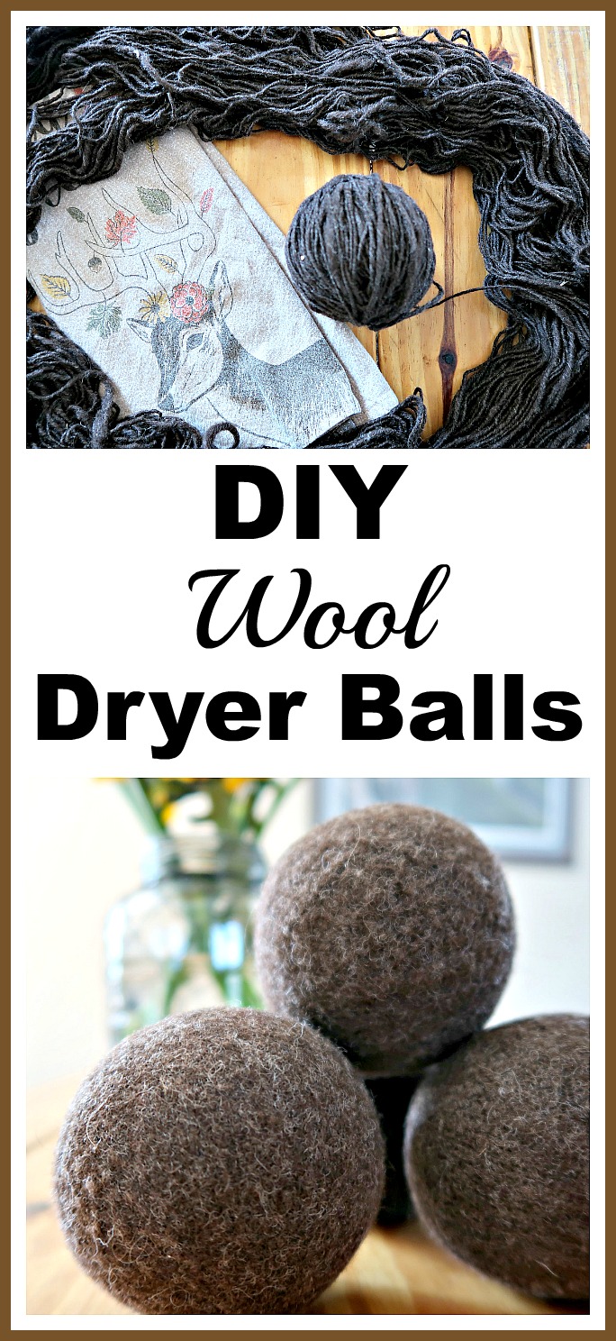 DIY Wool Dryer Balls- Save money and dry your clothes the all-natural way with these DIY wool dryer balls. They're so easy to make, and you'll never need dryer sheets again! | frugal living, safe dryer sheet substitute, how to make dryer balls, homemade felted dryer balls, handmade, tutorial, #DIY