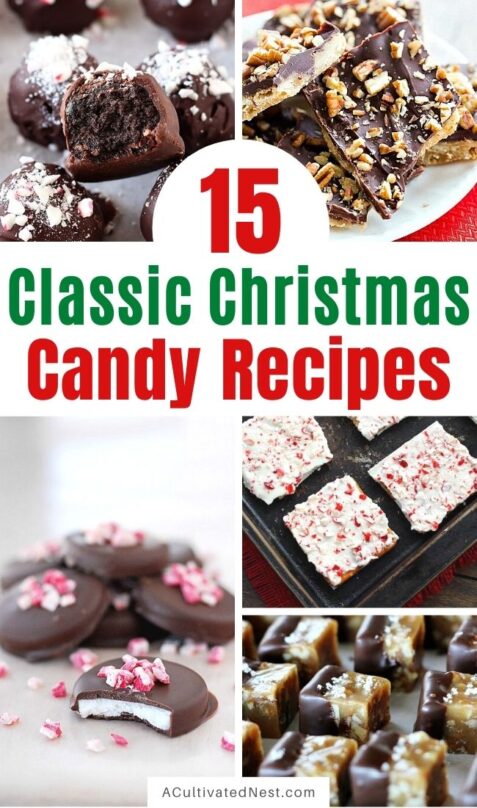 15 Classic Candy Recipes to DIY this Christmas- A Cultivated Nest