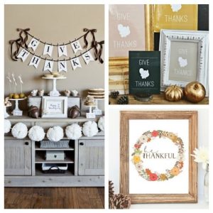 13 Free Thanksgiving Printables - Kids Crafts &amp; Home Decor