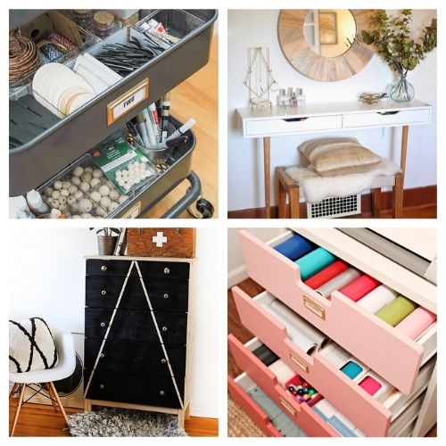 20 Clever DIY IKEA Organizers- If you want to organize your home with IKEA products, but wish there were more styles and colors to choose from, then you need to check out these clever IKEA storage hacks! | diy IKEA organization, #organizingTips #homeOrganization #diyOrganization #organize #ACultivatedNest