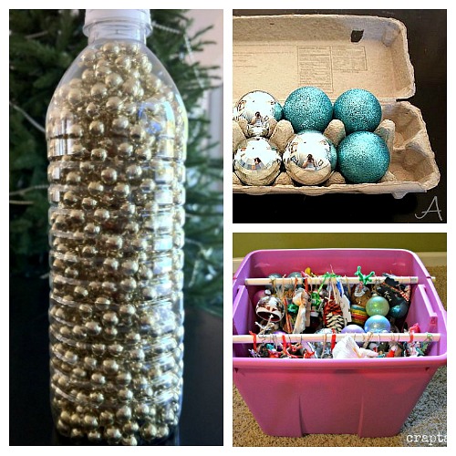 EASY DIY ORNAMENT STORAGE Tote - Budget Friendly Christmas Organizer 