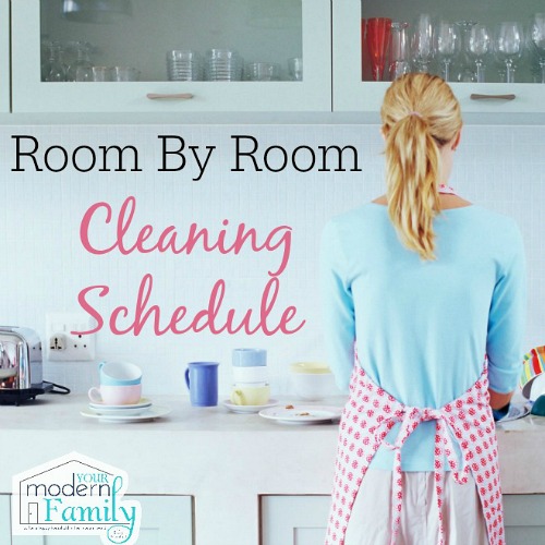 13 Cleaning Schedules to Get Your House Clean- These handy cleaning schedules will make keeping your home tidy easier! Many free printable cleaning schedules are included! | #freePrintables #cleaningSchedules #cleaningTips #printables #ACultivatedNest