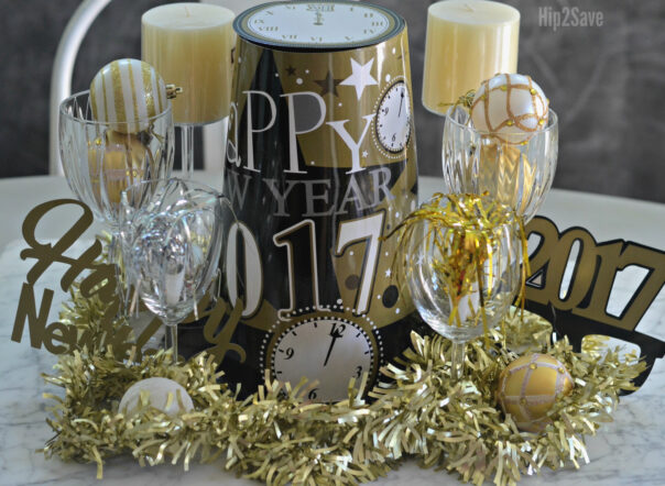 New Year's Eve Décor DIY Ideas- You can have a fun and glamorous New Year's Eve without spending a lot! Check out these 15 DIY New Year’s Eve décor ideas for inspiration! #DIY #NewYearsEve #decor #craft #ACultivatedNest