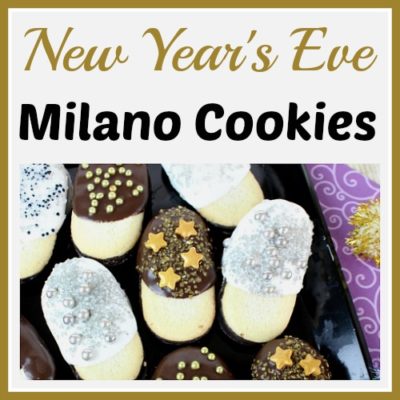New Year's Eve Milano Cookies