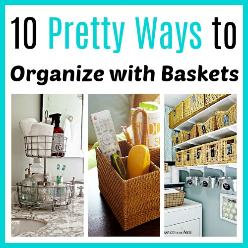 BirchTree Organizing  20 Ways To Get Organized With Baskets