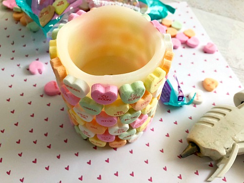 Adorable DIY Heart Candles!