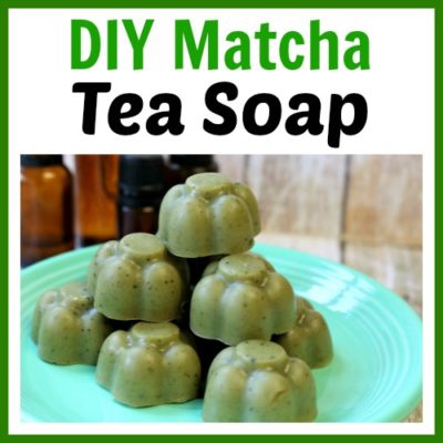 DIY Matcha Tea Soap