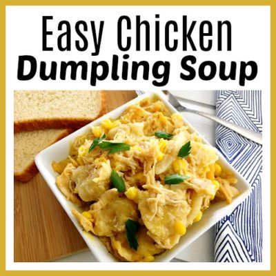 Easy Chicken Dumpling Soup