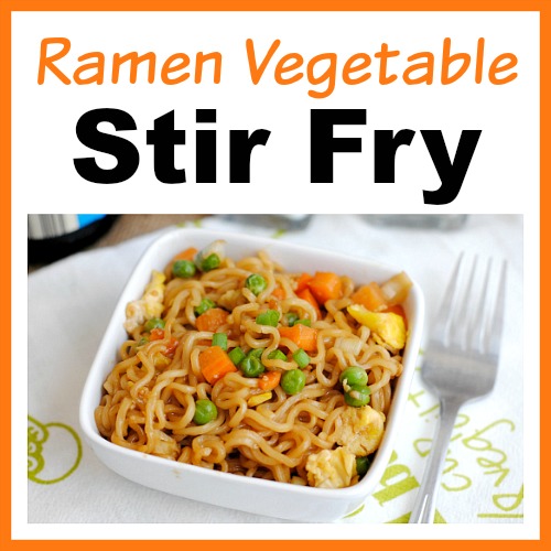 Easy Ramen Stir fry - Spend With Pennies