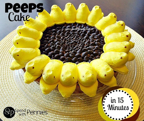 15 Easter Desserts to Make with Peeps- A fun and festive way to make delicious Easter recipes is by using Peeps! If you're a fan of Peeps chicks or bunnies, then you have to check out these 15 Easter desserts to make with Peeps! | ways to use extra Peeps, Easter treats, Easter snacks, colorful Easter desserts, bunny, sweet, food #Easter #Peeps #dessert #recipe