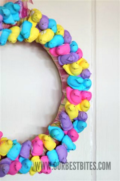 DIY Easter Ribbon Wreath!