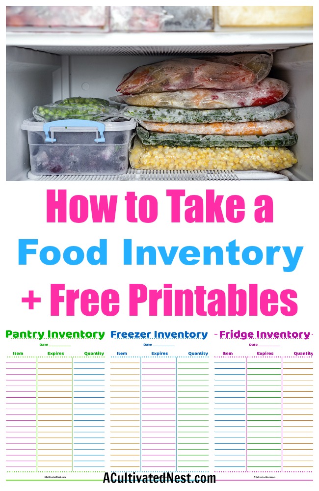 3 Steps for Using a Pantry Inventory To Stay Organized