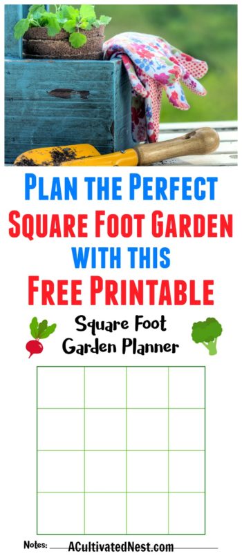 plant and plate square foot garden planner