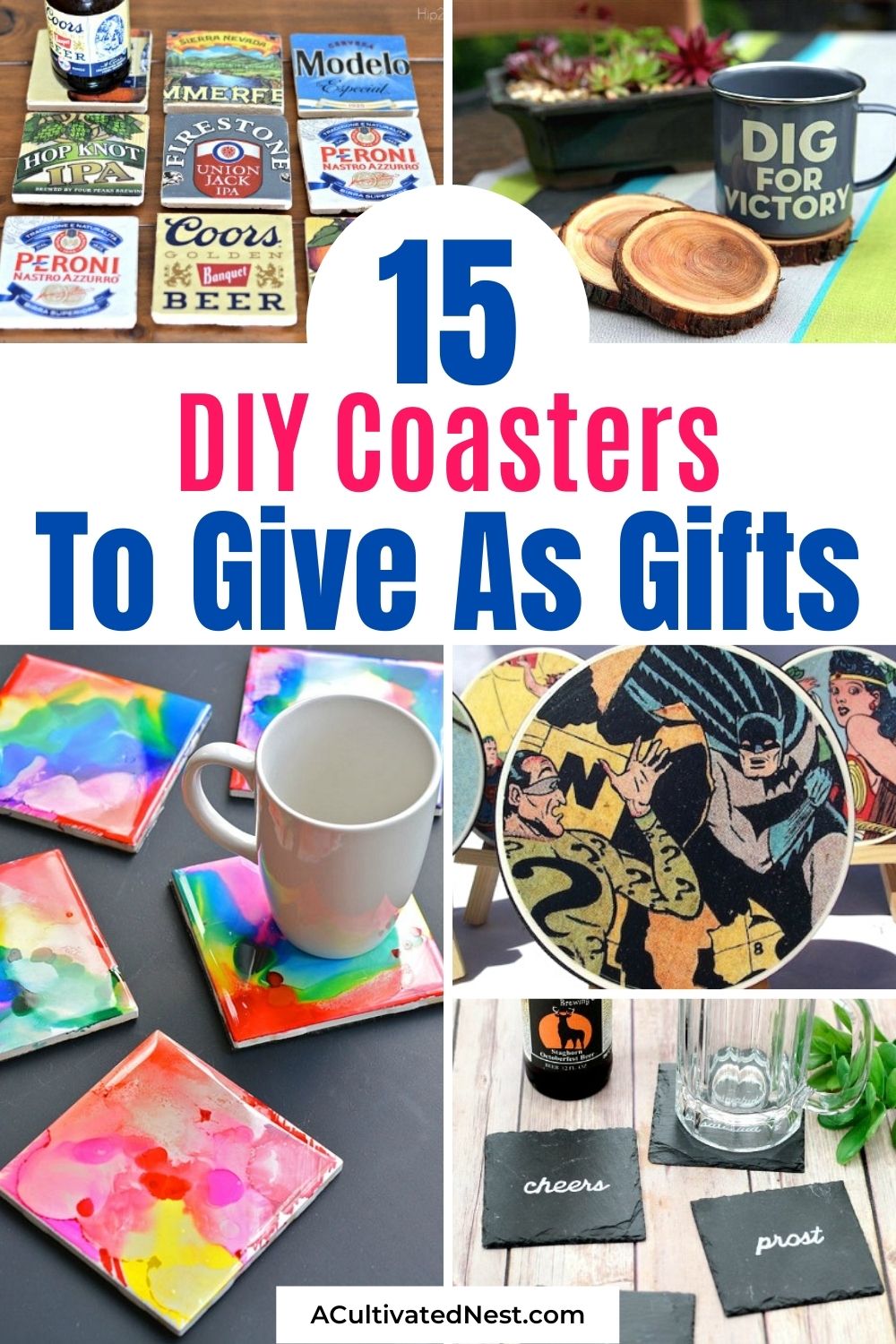 15 DIY Coasters That Make Great Gifts