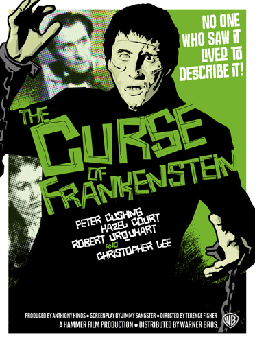 A Housewife's 1950s Movie Watch List- The Curse of Frankenstein | classic movies to watch, must-see 1950s movies, grandma's favorite movies, what movies to rent, Amazon Instant Video, #movies #films #watchlist #1950s 