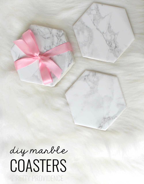 15 Coaster Crafts to Make as Homemade Gifts- Coasters make a wonderful gift for anybody on any occasion! For some fun inspiration, check out these 15 DIY coasters! They all make great gifts! | how to make your own coasters, Father's Day gift ideas, Mother's Day gift ideas, Teacher Appreciation Day gift ideas, #diy #homemadeGift #diyGift #craft #ACultivatedNest