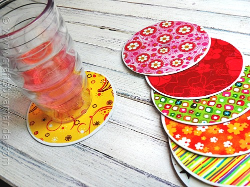 15 Coaster Crafts to Make for DIY Gifts- Coasters make a wonderful gift for anybody on any occasion! For some fun inspiration, check out these 15 DIY coasters! They all make great gifts! | how to make your own coasters, Father's Day gift ideas, Mother's Day gift ideas, Teacher Appreciation Day gift ideas, #diy #homemadeGift #diyGift #craft #ACultivatedNest