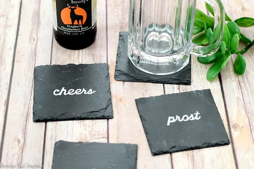 15 Homemade Coasters to Give as Gifts- Coasters make a wonderful gift for anybody on any occasion! For some fun inspiration, check out these 15 DIY coasters! They all make great gifts! | how to make your own coasters, Father's Day gift ideas, Mother's Day gift ideas, Teacher Appreciation Day gift ideas, #diy #homemadeGift #diyGift #craft #ACultivatedNest