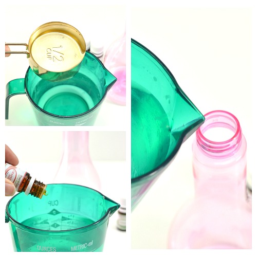 DIY Counter Cleaner Made with Essential Oils- It's easy to make your own all-natural homemade counter cleaner! You only need a couple of ingredients (including essential oils)! | #DIY #homemadeCleaner #cleaning #essentialOils #homemade #diyCleaner #cleaner #counterCleaner #kitchenCleaner