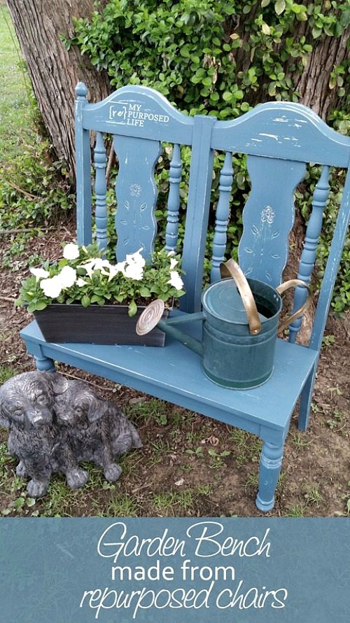 15 Clever DIYs That Repurpose Old Chairs - Don't throw out your old chairs! It's easy to find a great DIY projects to upcycle any old chairs you might have. For some great ideas, check out these clever DIYs that repurpose old chairs! . #ACultivatedNest