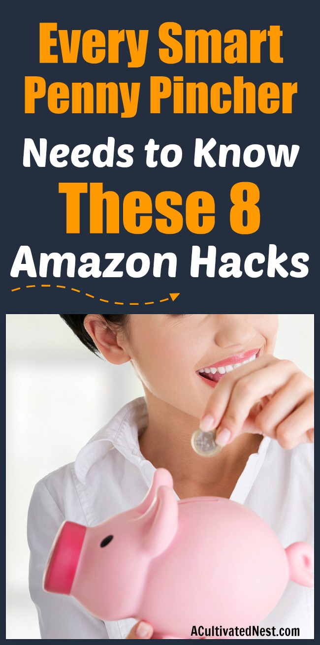 8 Ways to Save Money on Amazon- It's possible to save money on Amazon without changing your spending habits. All you need to know are these clever Amazon hacks! So spend less on your next online purchase, and learn these 8 ways to save money on Amazon! | #saveMoney #frugalLiving #moneySavingTips #onlineShopping #moneySaving #frugal #shopping #Amazon
