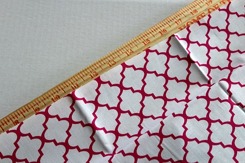 Homemade Cloth Napkins- DIY napkin tutorial step 1