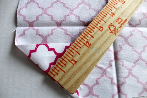 Homemade Cloth Napkins- DIY napkin tutorial step 2