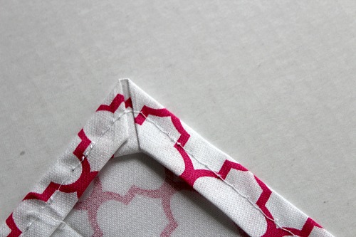 Homemade Cloth Napkins- DIY napkin tutorial step 8