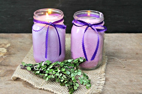 DIY Oil Candle Lights - Easiest Ever!  Oil candles diy, Mason jar oil  candle, Homemade candles