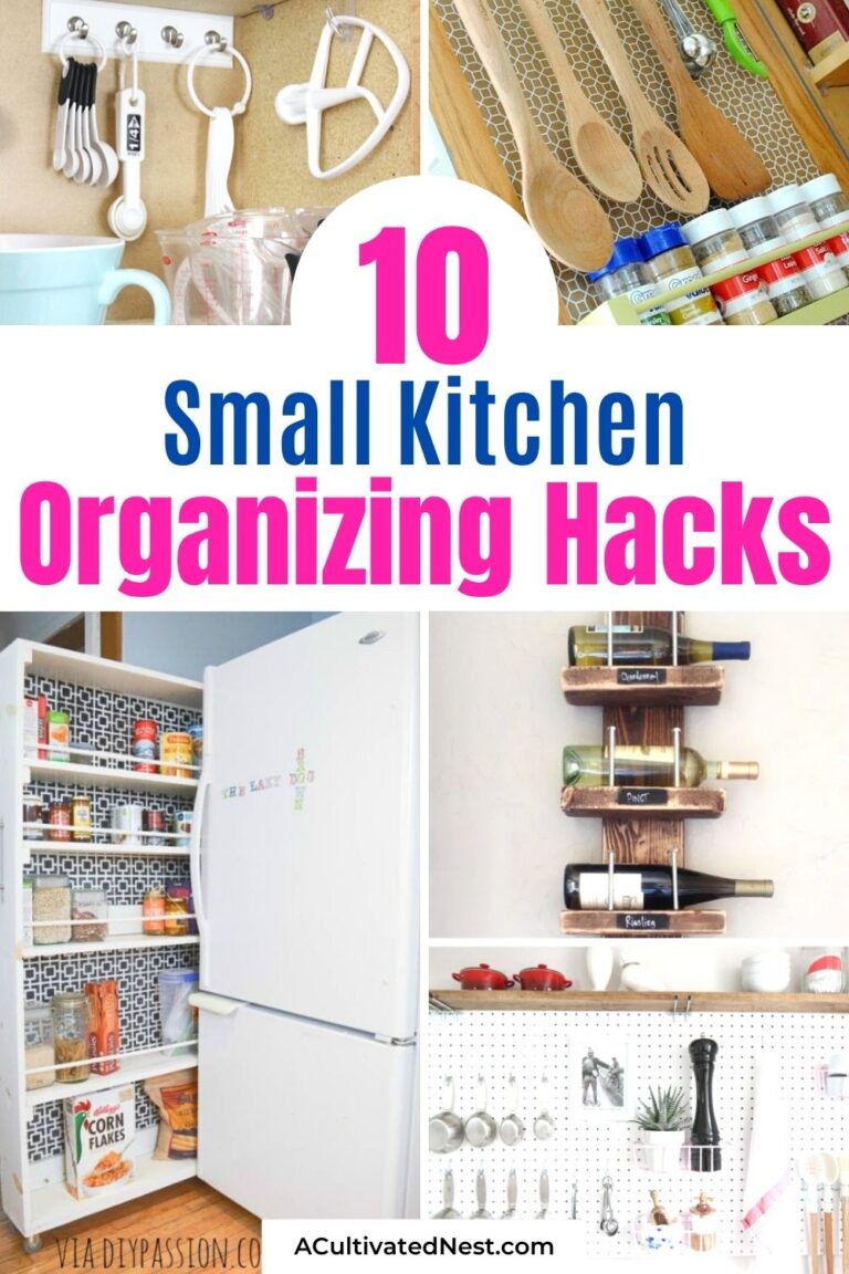 10 Ideas For Organizing A Small Kitchen- A Cultivated Nest