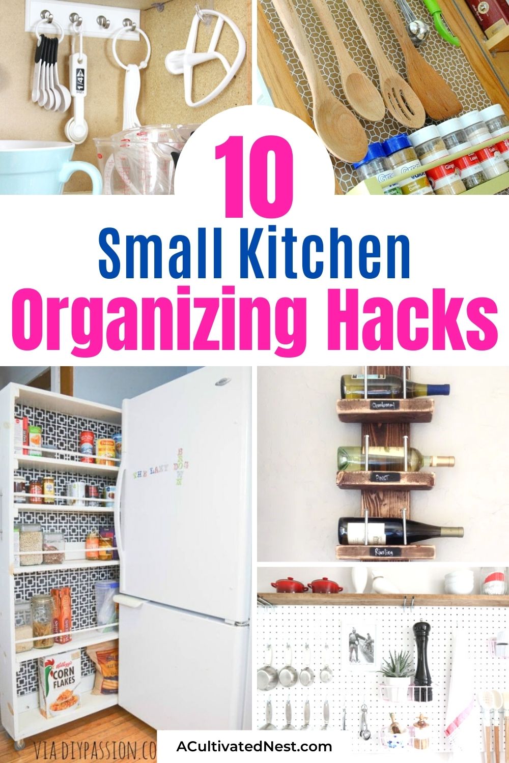 10 Ideas For Organizing a Small Kitchen- A Cultivated Nest