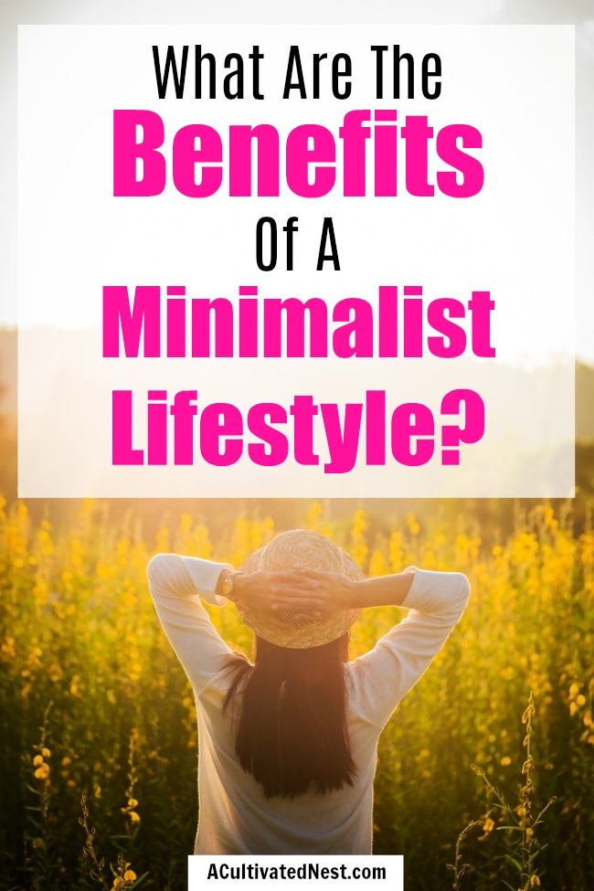 What are the Benefits of a Minimalist Lifestyle?- If you would like to see improvements in your health, relationships, finances, and general happiness, you should try minimalism! Here are all the awesome benefits of a minimalist lifestyle! | #minimalism #minimalist #lifestyle #simpleLiving