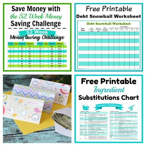 10 Free Printables to Save You Money + 10 More A Cultivated Nest