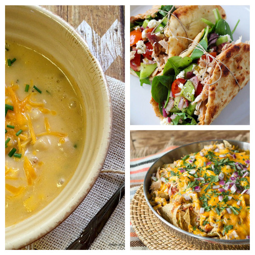 12 Easy Meals You Can Make With Rotisserie Chicken- An easy way to make a quick meal is to use store-bought rotisserie chicken. Check out all of these great recipes using rotisserie chicken! You could also use these as ways to use up leftover chicken from other meals! | easy recipe, chicken recipe, dinner recipe, easy meal, chicken tacos, chicken pasta, chicken soup #recipe #easyDinner #chickenRecipe #quickDinnerRecipes #ACultivatedNest