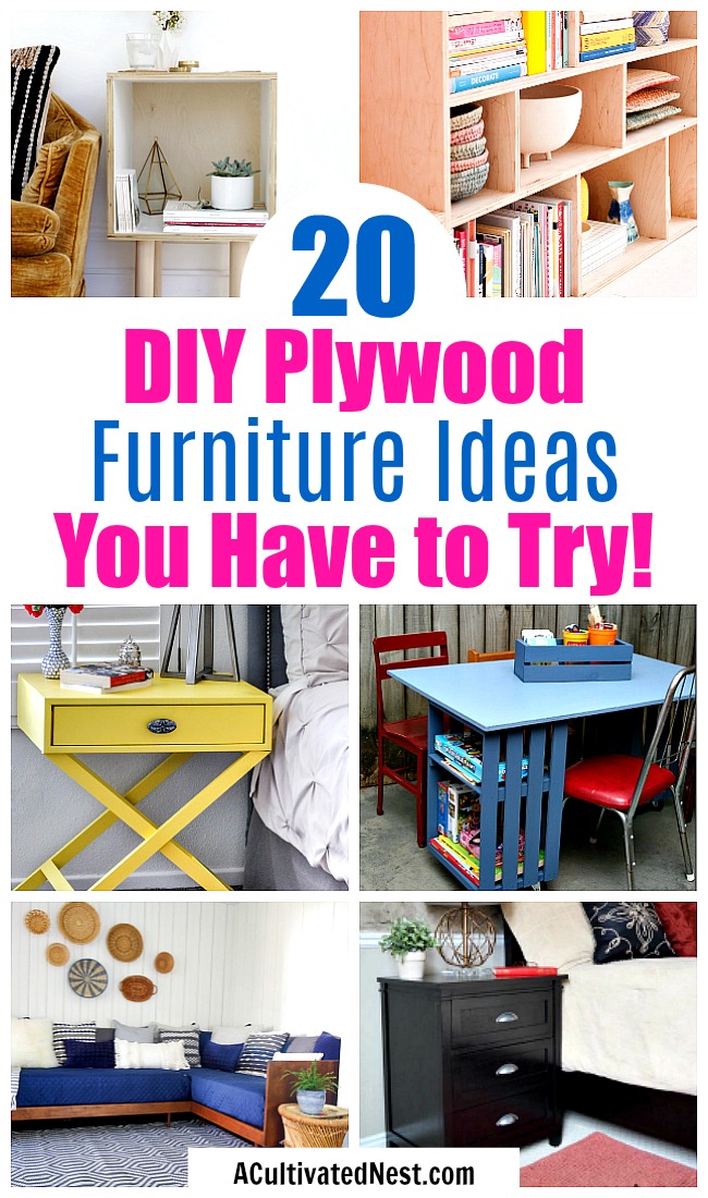 20 DIY Plywood Furniture Ideas