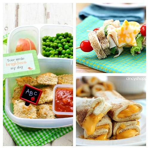 10 Easy Back to School Lunches- Fun School Lunch Recipes- A Cultivated Nest