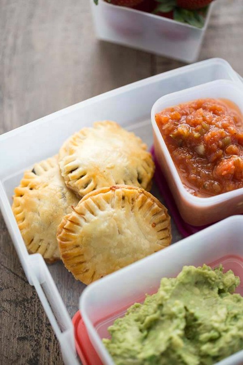 Easy school lunch recipes- Mini taco hand pies