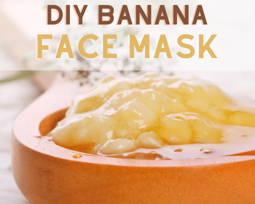 DIY Banana Face Mask- Relax and nourish your skin at the same time with these easy DIY face masks! These also make lovely homemade gifts! | all-natural DIY face masks, do it yourself skincare, DIY gift ideas, #faceMask #diyGift #homemadeBeautyProducts #DIY #ACultivatedNest