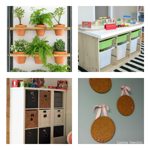 Update Your Home's Decor with IKEA DIY Projects- You don't have to break your budget to update your home's decor. Instead, try one of these cute and clever DIY IKEA hacks! | DIY decor project, IKEA craft ideas, update IKEA furniture, frugal living, #IKEAhacks #DIY #ACultivatedNest