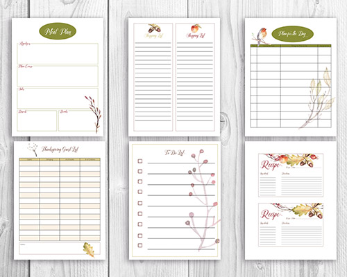 Free Printable Thanksgiving Dinner Planner + Wall Art- Have a stress-free Thanksgiving this year with the help of this free printable Thanksgiving meal planner! Free printable wall art is also included! | Thanksgiving planner, #freePrintable #Thanksgiving #ACultivatedNest