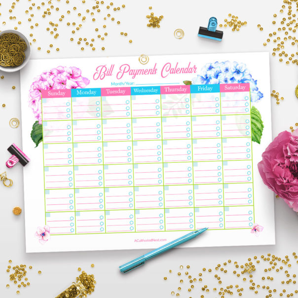 printable-bill-payments-calendar-hydrangeas-a-cultivated-nest