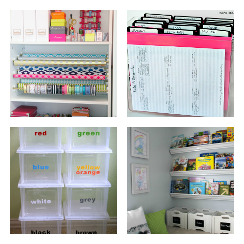 16 Easy Ways to Organize on a Budget- It can be easy (and inexpensive) to organize your home, if you know these 16 smart home organization hacks! Use these to organize your home in a weekend! | organize your home, small space organizing, how to organize on a budget, #organizingTips #homeOrganization #ACultivatedNest