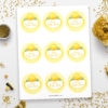 Printable Sugar Scrub Labels- Lemon- A Cultivated Nest