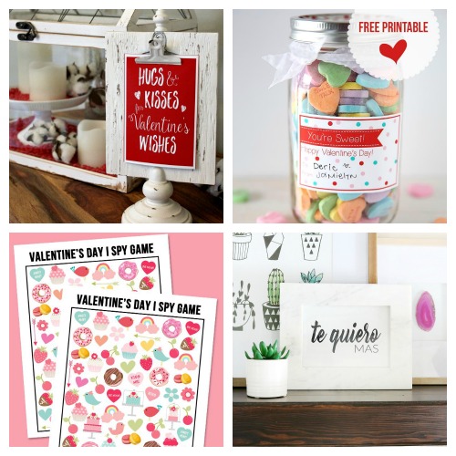 20 Adorable Free Valentine's Day Printables- Whether you want to decorate your home or decorate a gift, this collection of Valentine's Day free printables has everything you could need! | Valentine's Day gift tags, Valentine's labels, Valentine's tags for kids, #freePrintable #ValentinesDay #ACultivatedNest