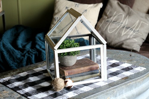 DIY Picture Frame Terrarium- An inexpensive and easy way to make pretty decor is with dollar store materials! Check out all of this pretty home decor made with dollar store frames! | dollar store decor DIY projects, dollar store crafts, upcycle old frames, #dollarStore #dollarTree #DIY #decor #AcultivatedNest