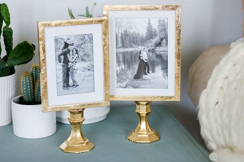 Table Top Frames- An inexpensive and easy way to make pretty decor is with dollar store materials! Check out all of this pretty home decor made with dollar store frames! | dollar store decor DIY projects, dollar store crafts, upcycle old frames, #dollarStore #dollarTree #DIY #decor #AcultivatedNest