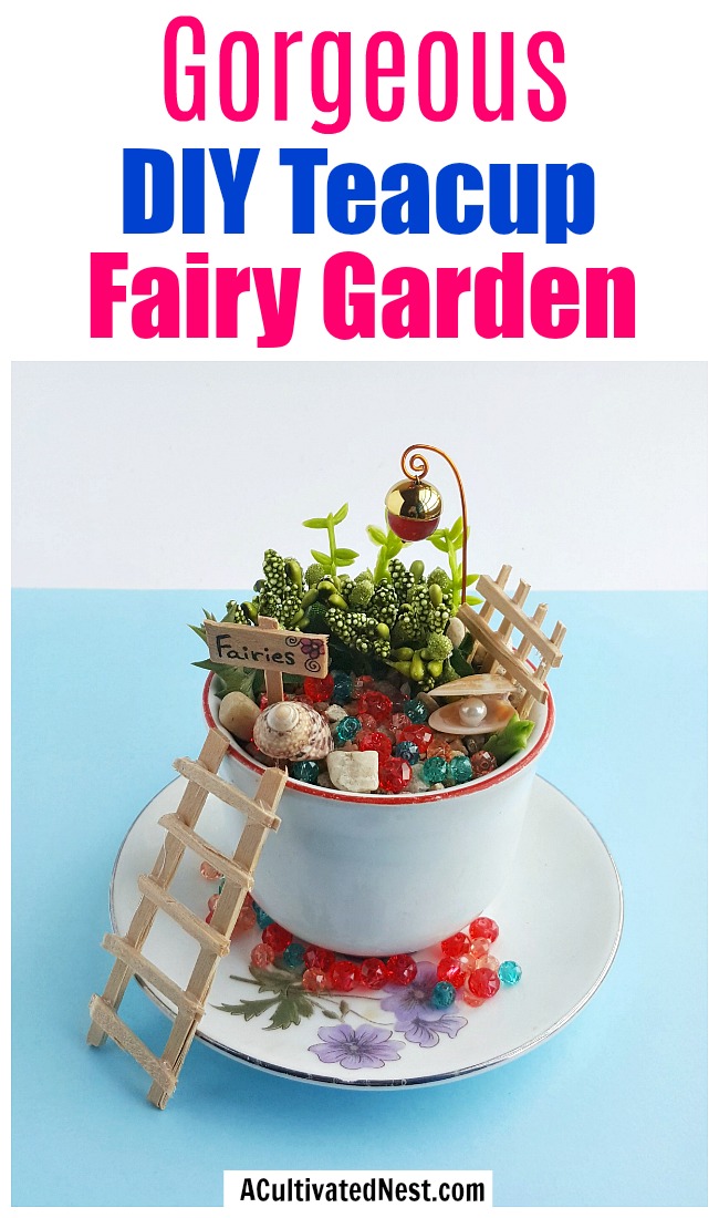 DIY Teacup Fairy Garden