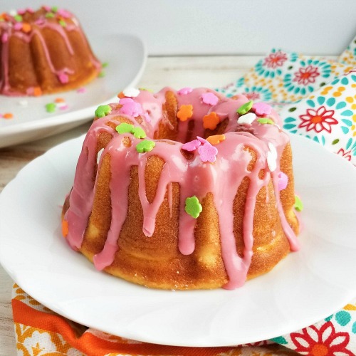 Spring Celebration Mini Bundt Cakes Recipe 