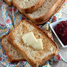 Homemade English Muffin Bread Recipe- A Cultivated Nest